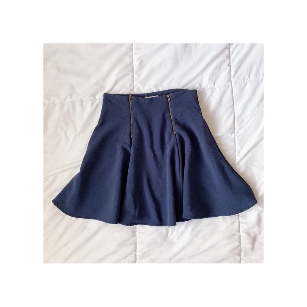 A-line Navy Skirt